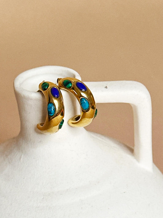Chunky Chain Link Dangle Earrings